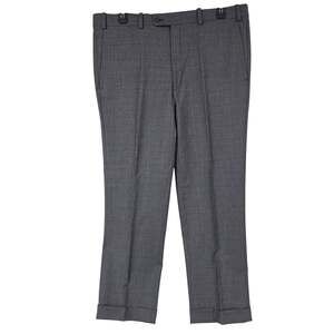 Aristo Eighteen Ari8to Plaid Stirling Wool Career Dress Pants Grey 38 x 29 3775